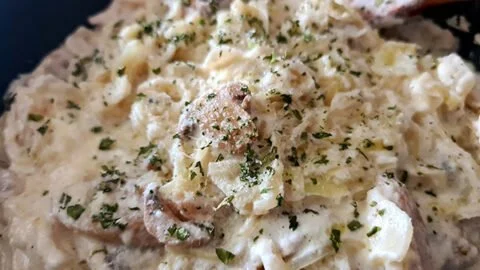 Cabbage Alfredo