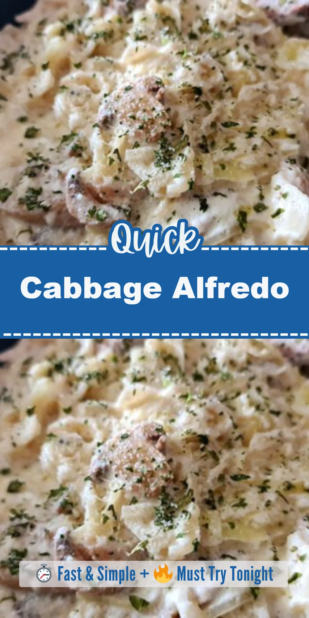 Cabbage Alfredo