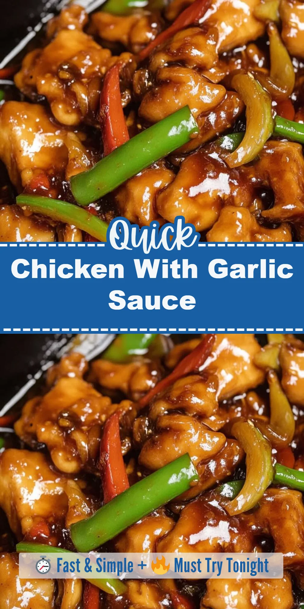 Chicken With Garlic Sauce