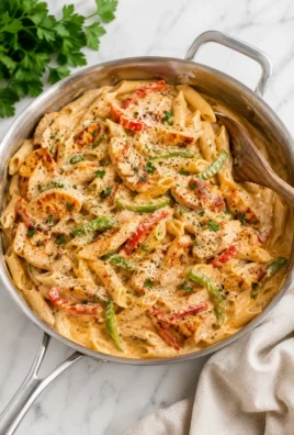 Delicious bowl of Cajun Chicken Pasta inspired by Chili's recipe, featuring creamy sauce and vibrant vegetables