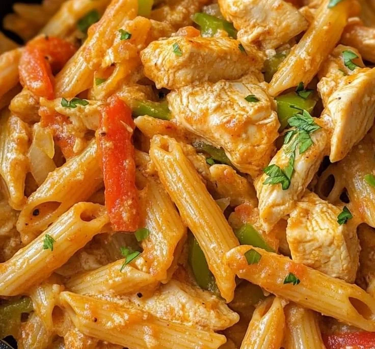 Creamy Chicken Fajita Pasta