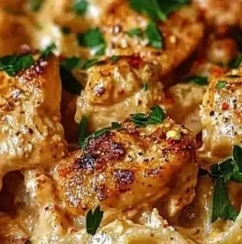Creamy Cowboy Butter Chicken Pasta served in a cozy setting