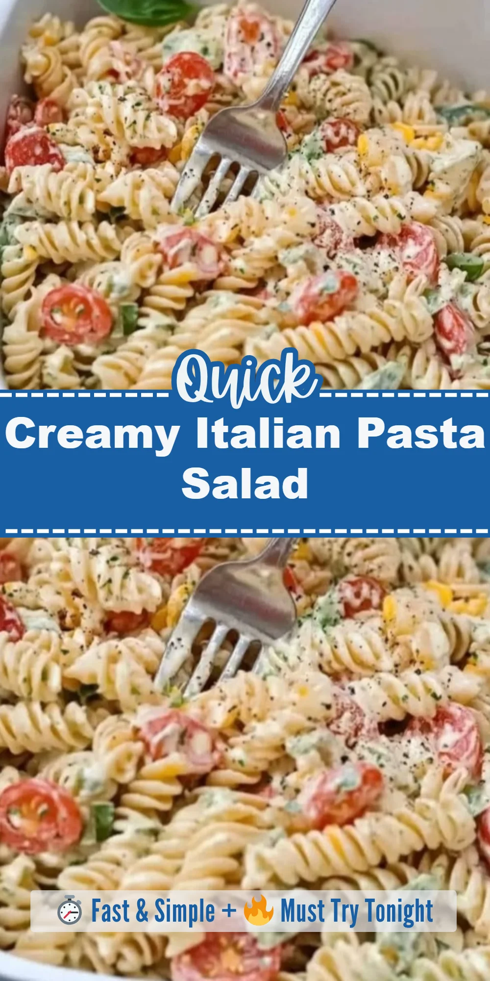 Creamy Italian Pasta Salad