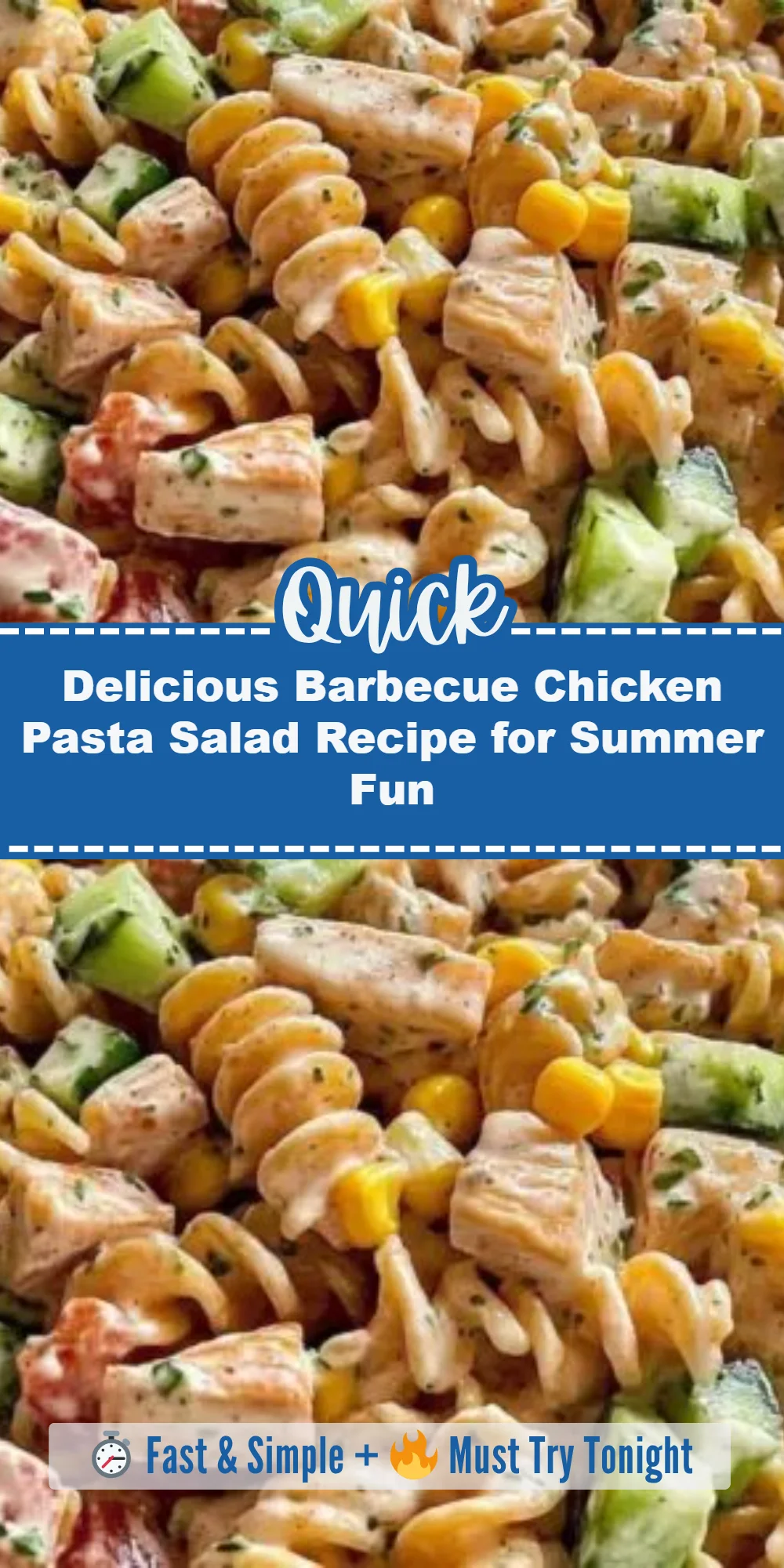 Delicious Barbecue Chicken Pasta Salad Recipe for Summer Fun