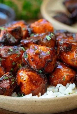Delicious Firecracker Chicken Skewers served on a platter