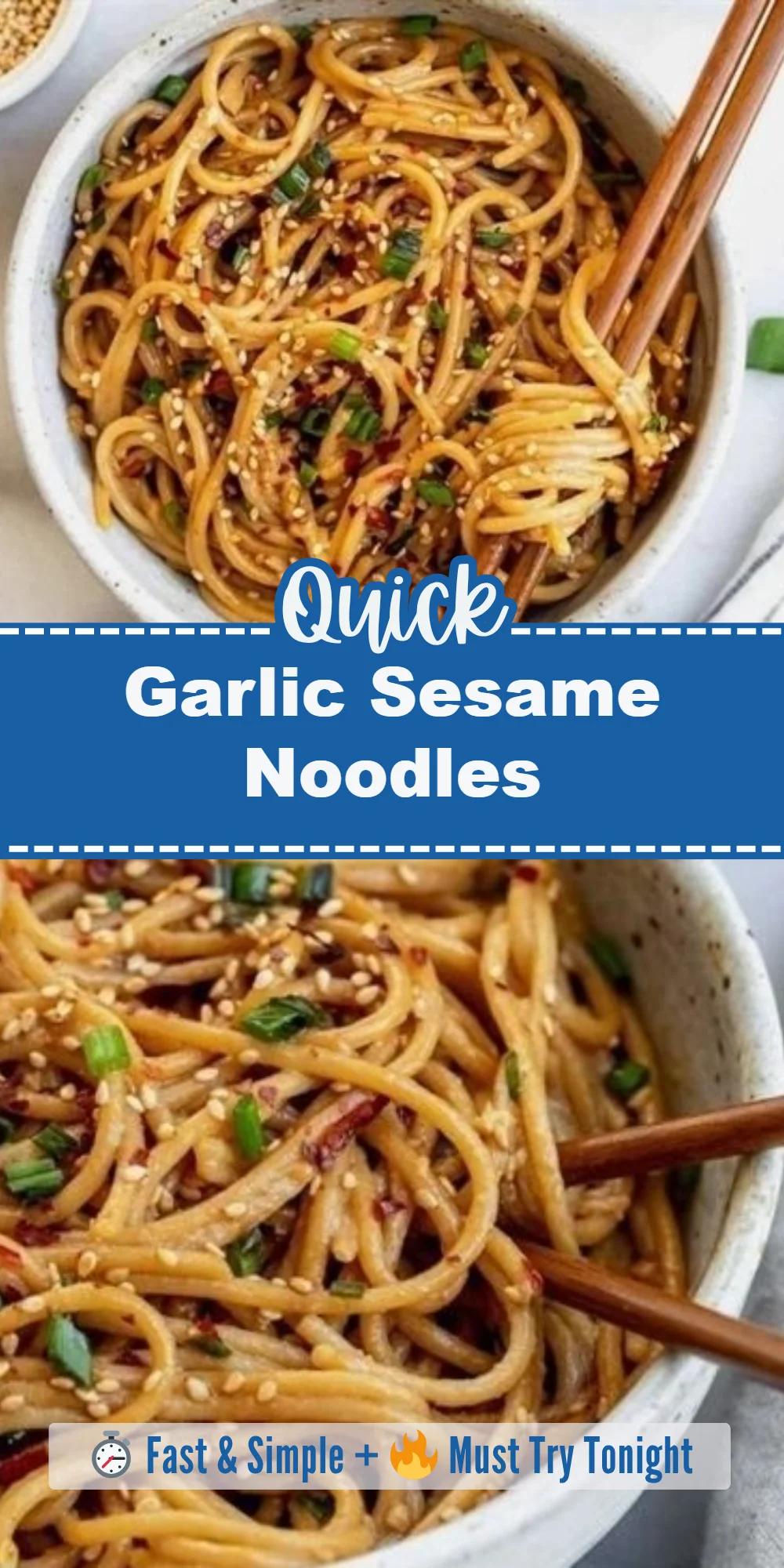 Garlic Sesame Noodles