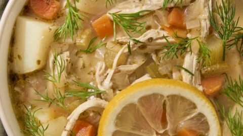 Greek Lemon Chicken Soup