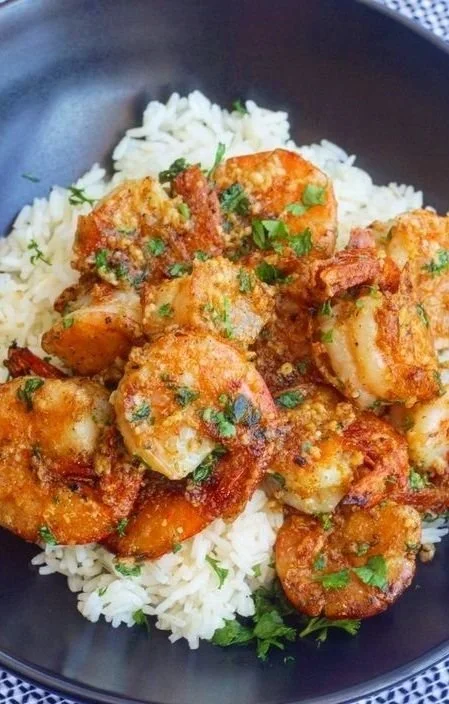 Hawaiian Garlic Shrimp