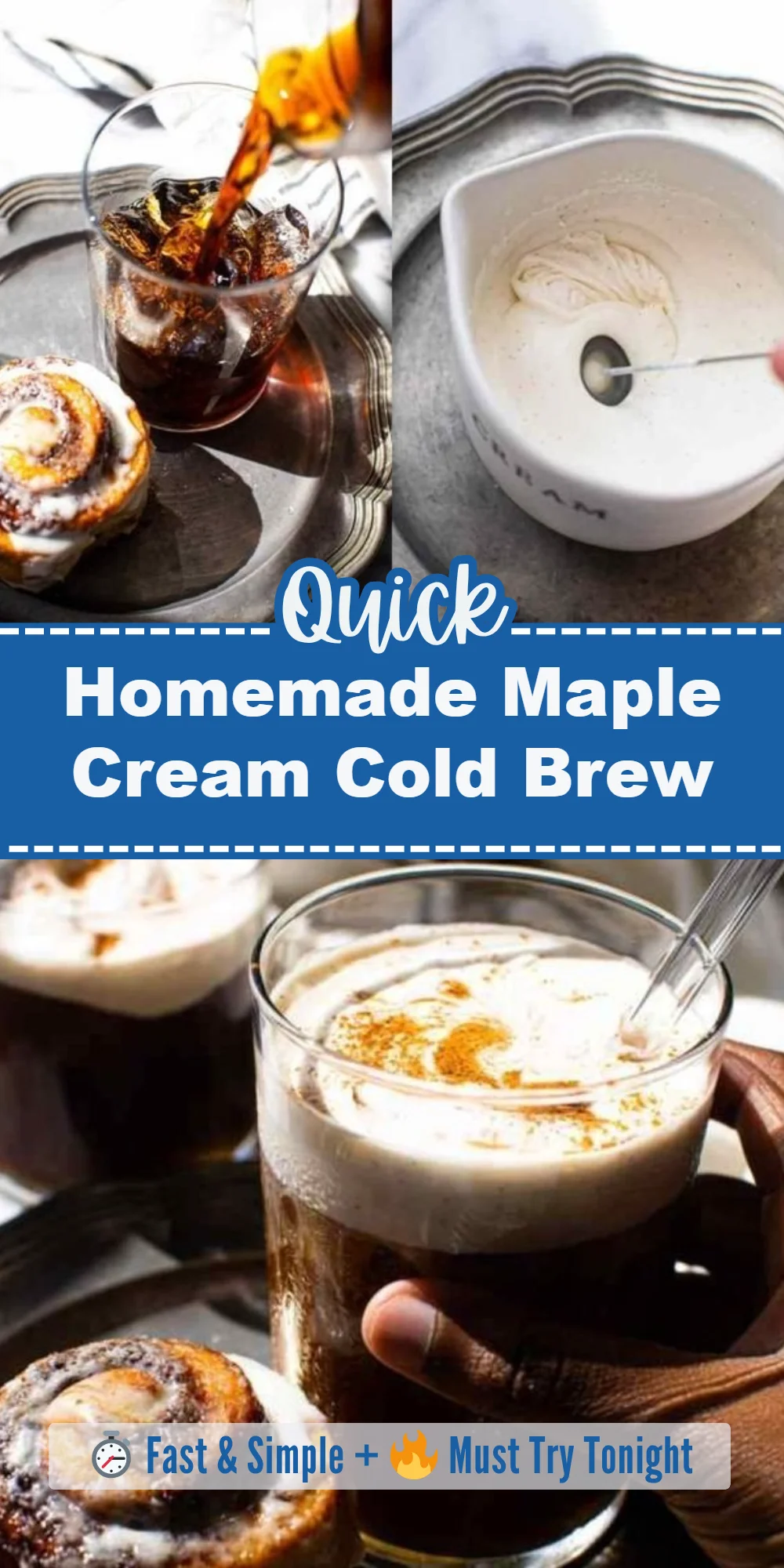 Homemade Maple Cream Cold Brew