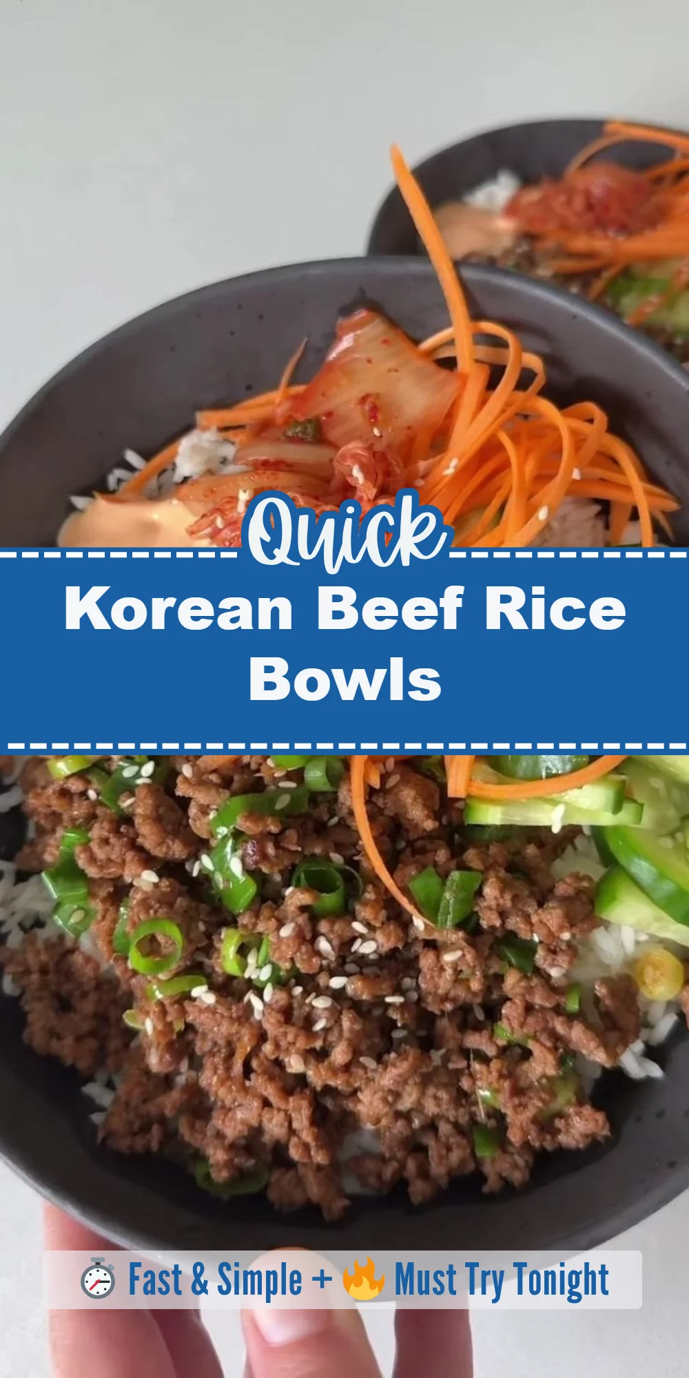 Korean Beef Rice Bowls
