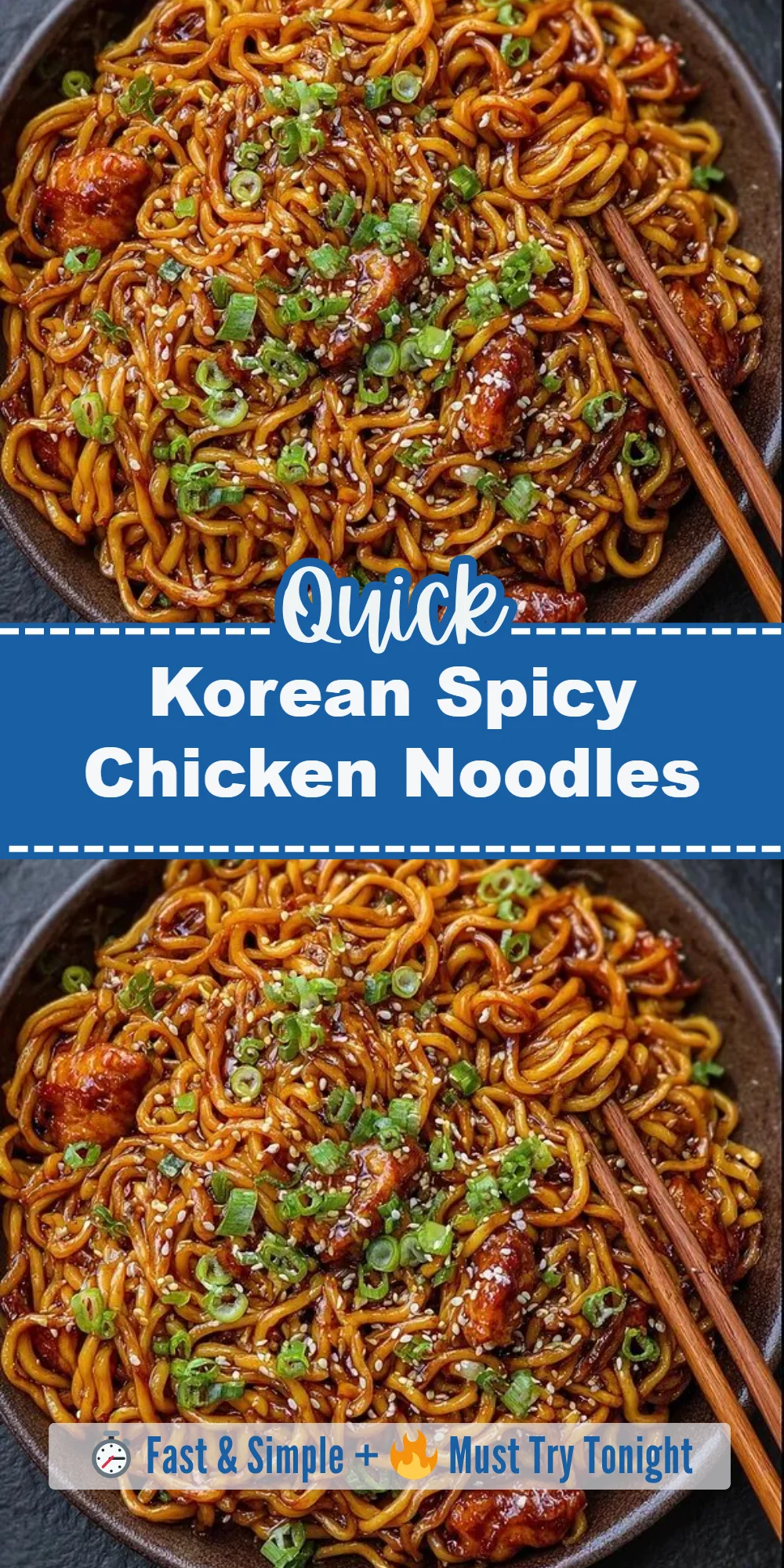 Korean Spicy Chicken Noodles