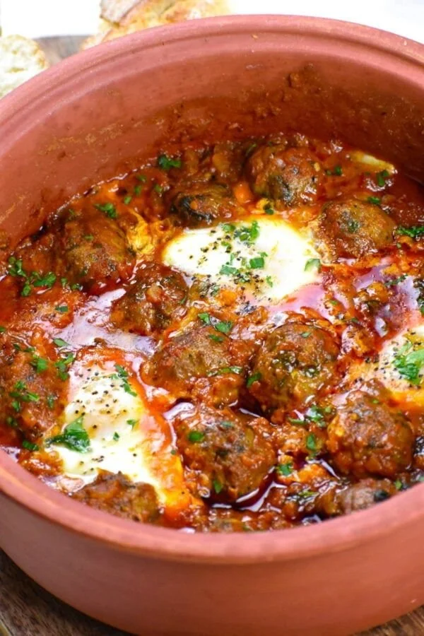 Moroccan Meatball Tagine (Kefta Mkaouara)