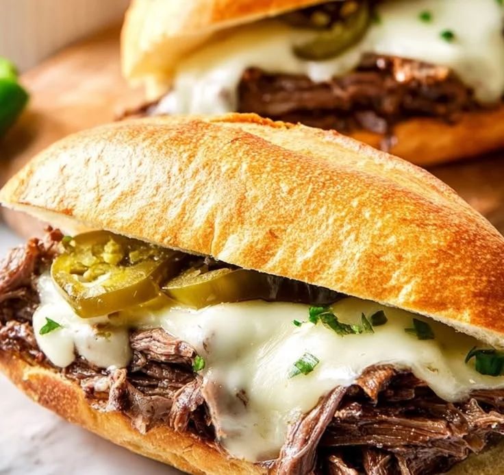 Slow Cooker Mississippi Pot Roast Sandwiches