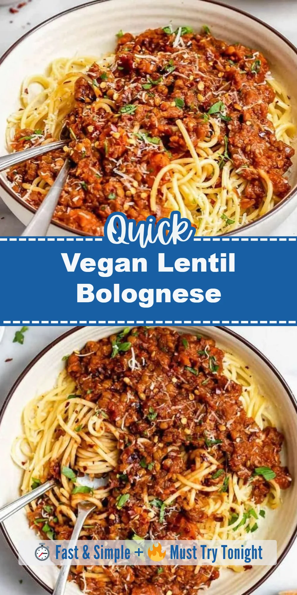 Vegan Lentil Bolognese
