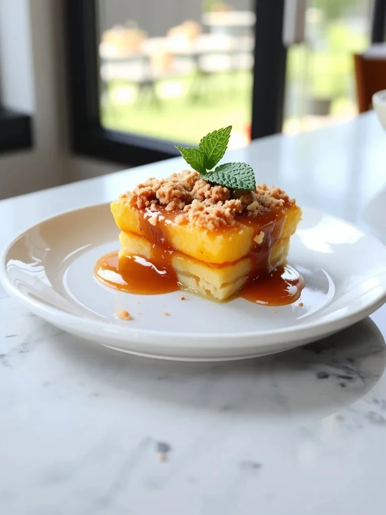 Quick 3-ingredient peach cobbler ready in 5 minutes