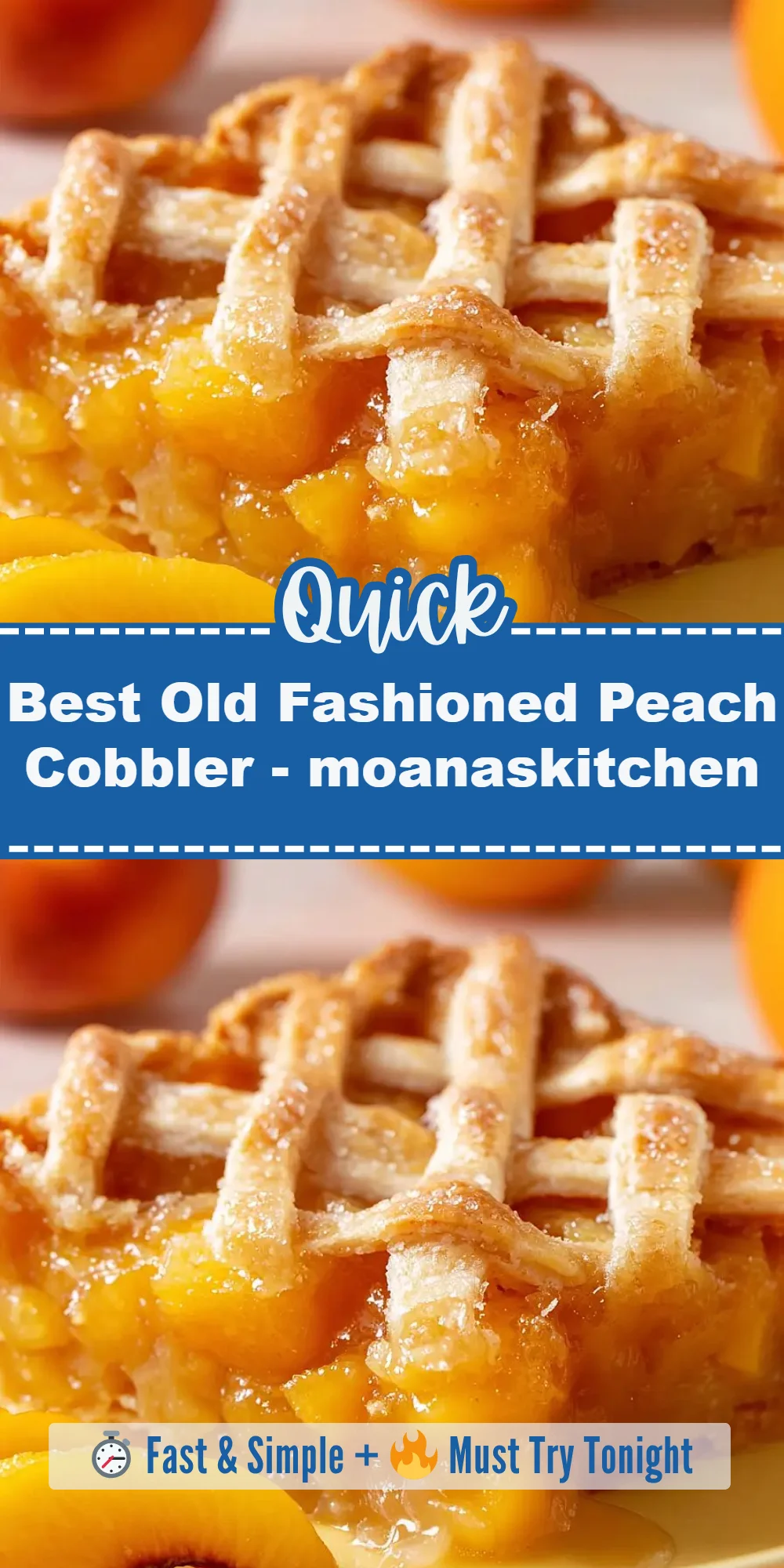 Best Old Fashioned Peach Cobbler - moanaskitchen