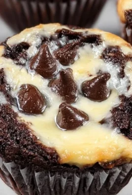 Delicious Black Bottom Cupcakes with chocolate and cheesecake filling