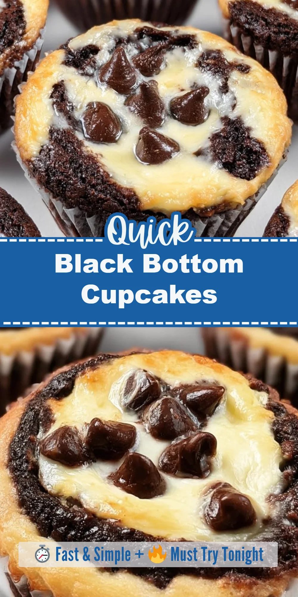 Black Bottom Cupcakes