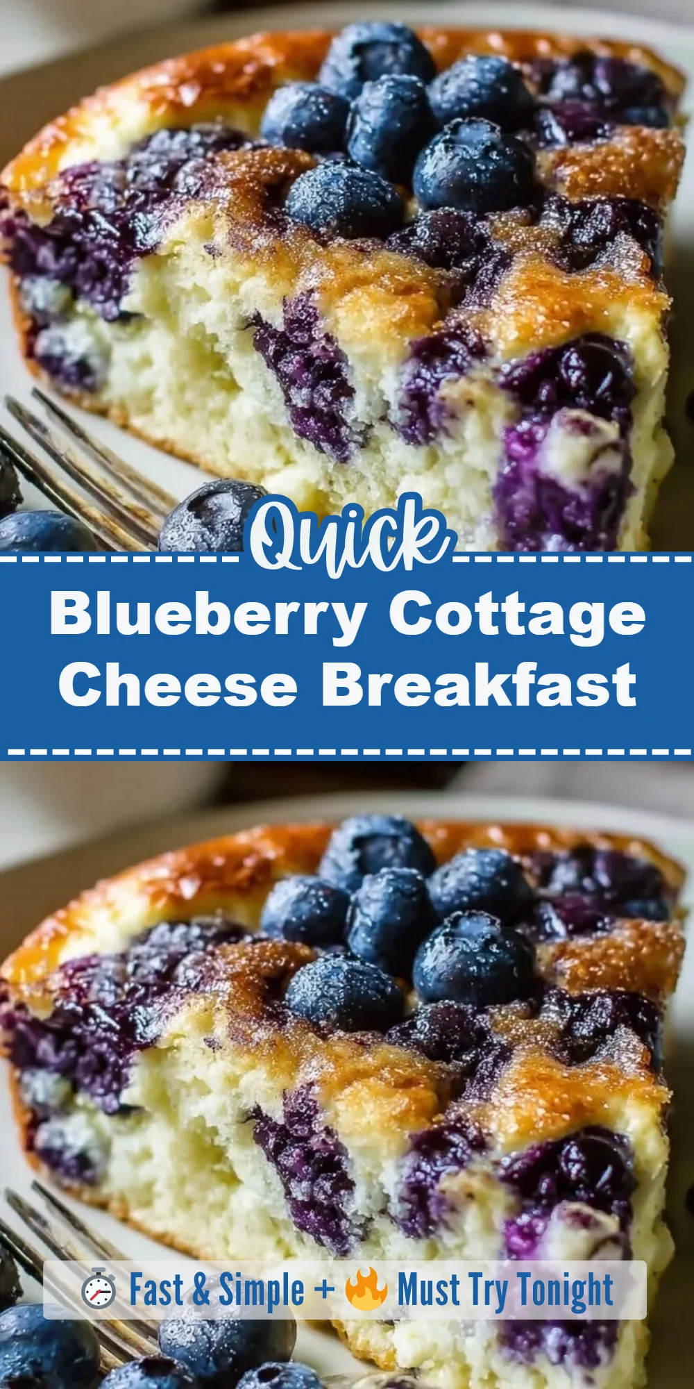 Blueberry Cottage Cheese Breakfast