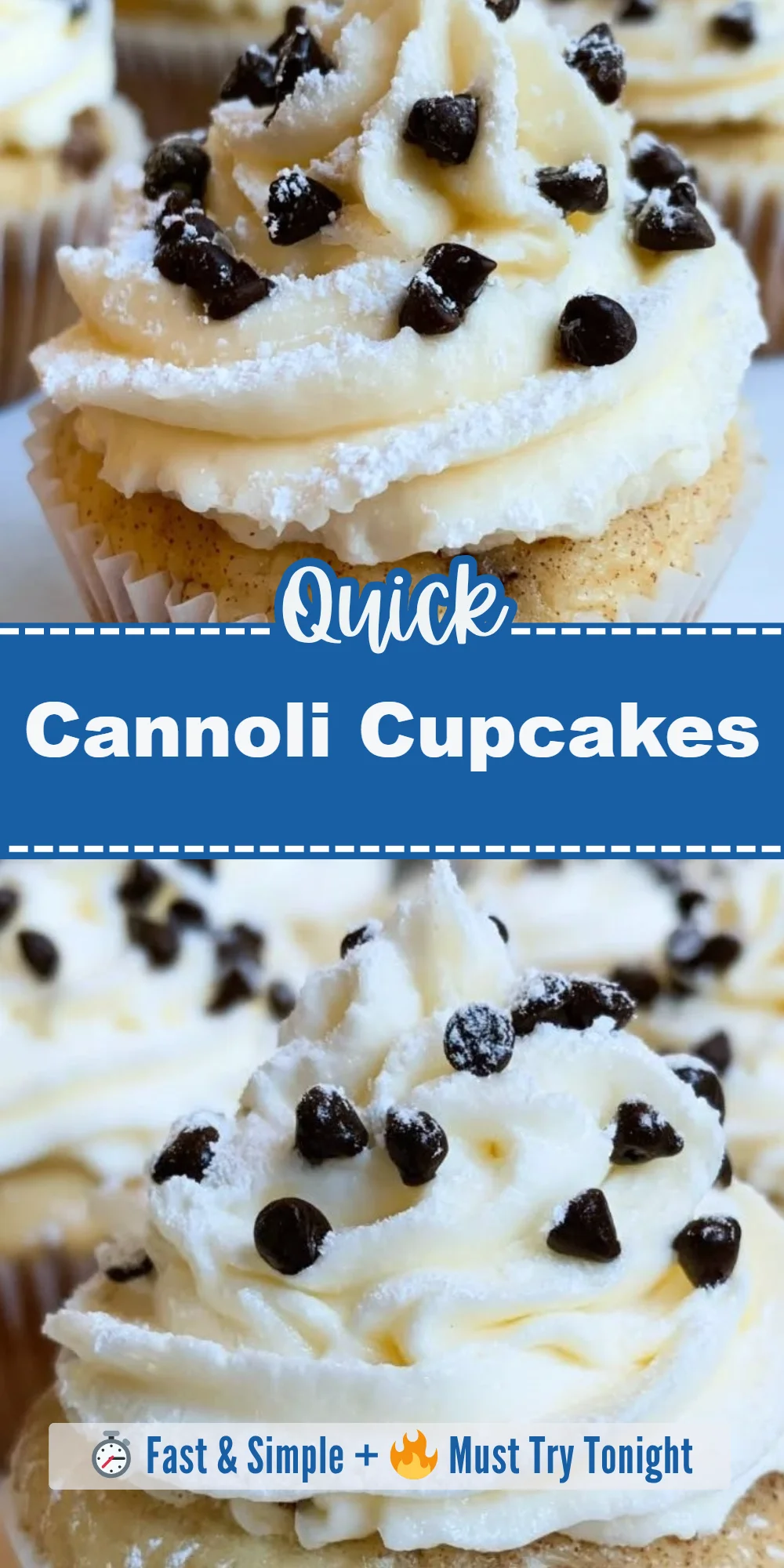 Cannoli Cupcakes