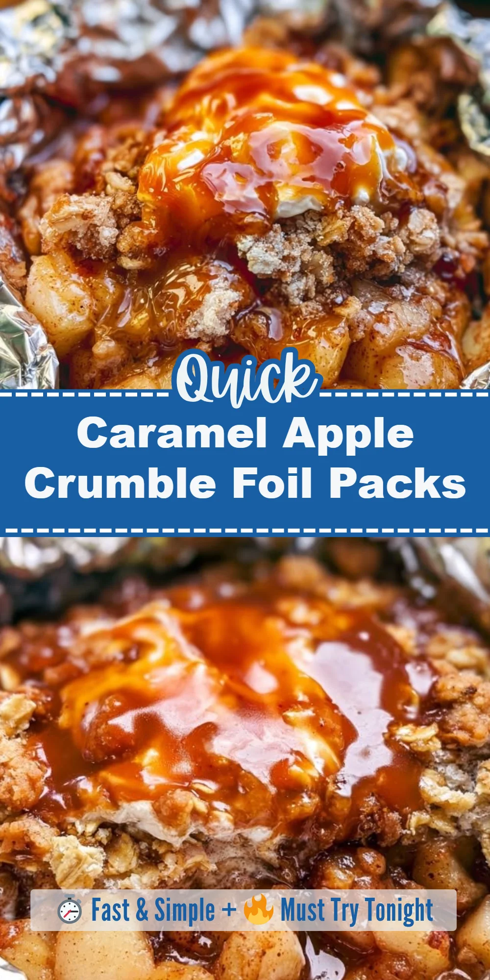 Caramel Apple Crumble Foil Packs