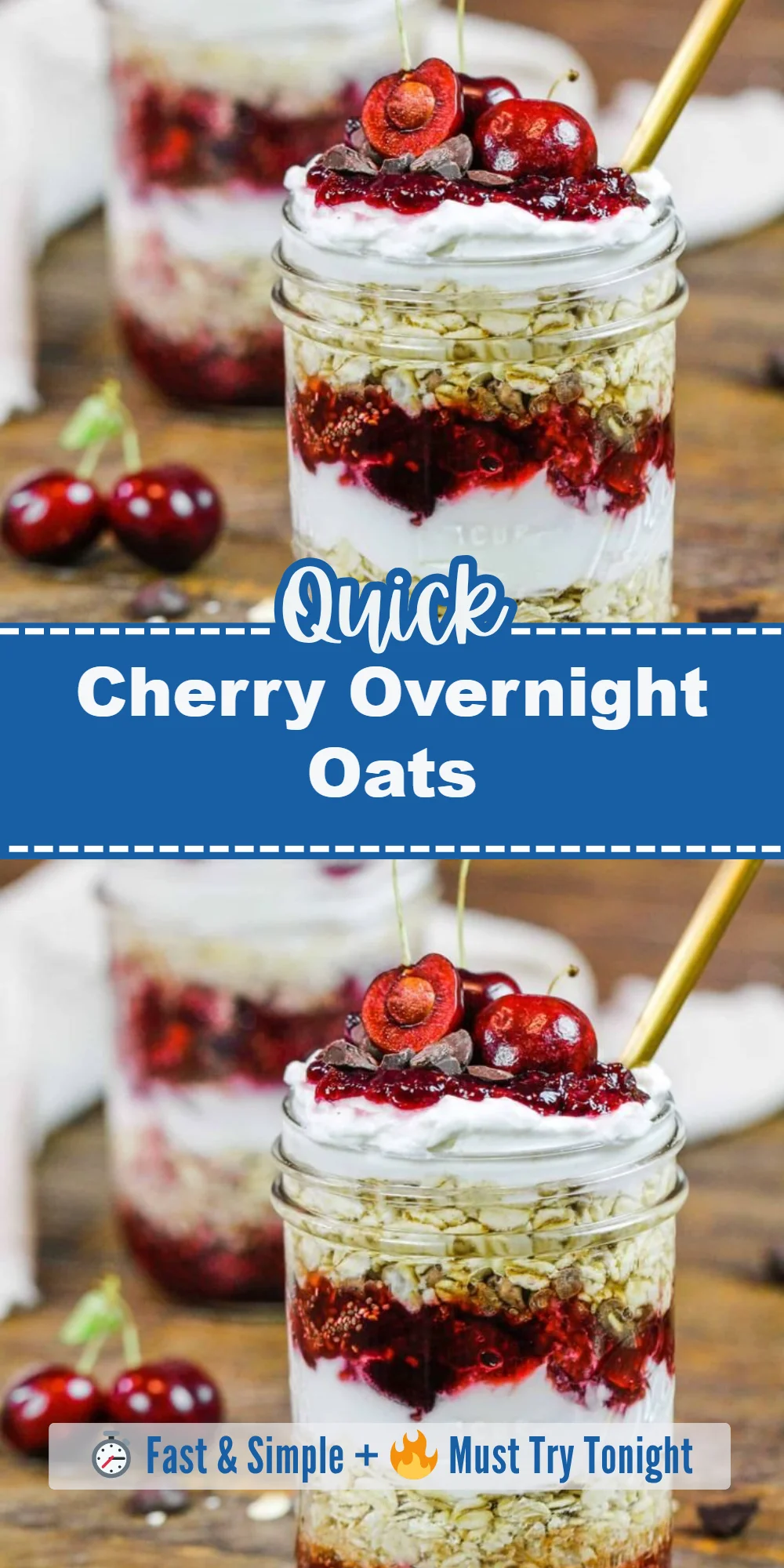 Cherry Overnight Oats