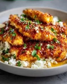 Crispy Hot Honey Feta Chicken: A Cozy Comfort Dish for Any Occasion