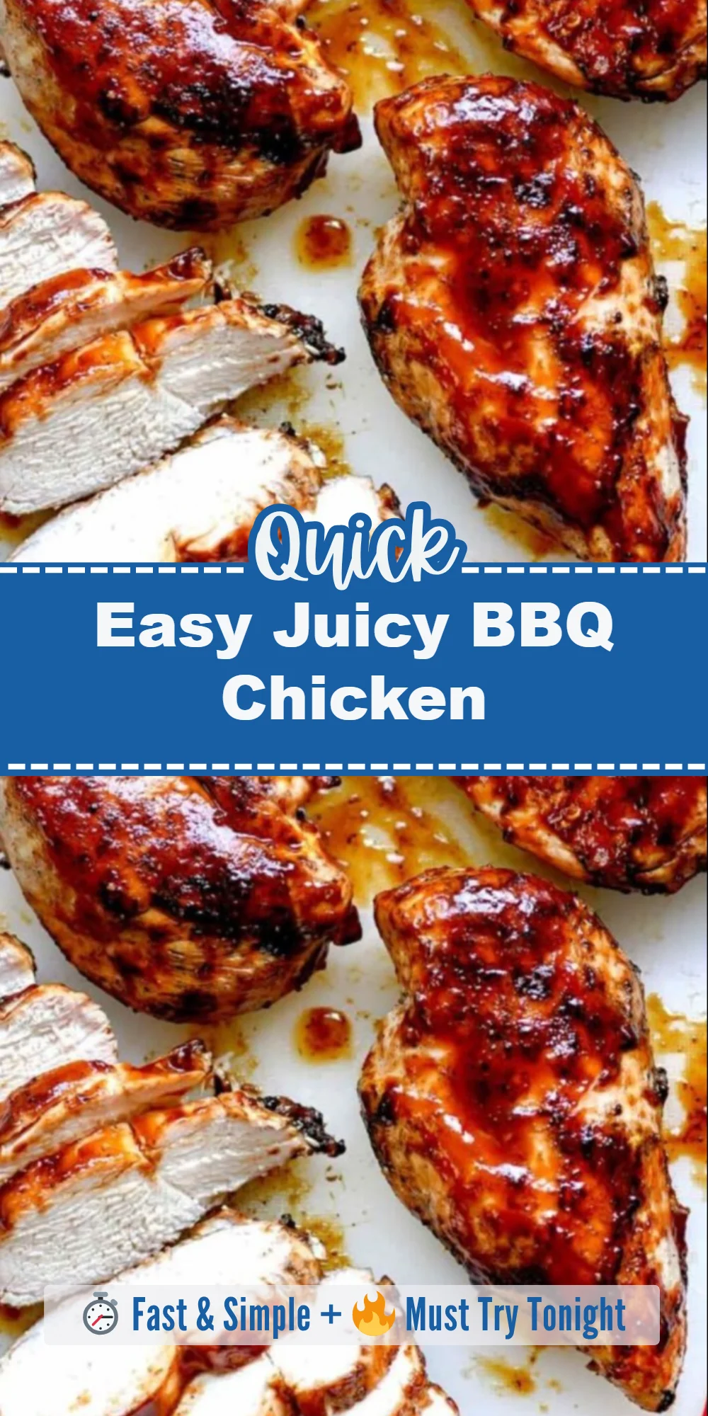 Easy Juicy BBQ Chicken