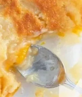 Delicious easy peach cobbler with golden crust and juicy peaches