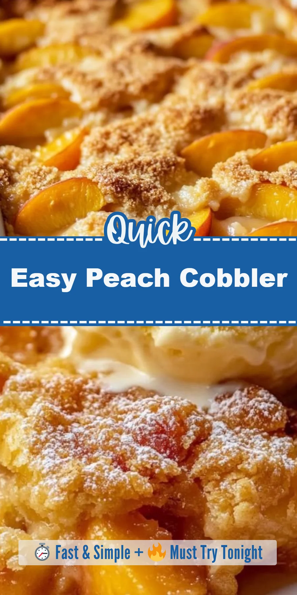 Easy Peach Cobbler