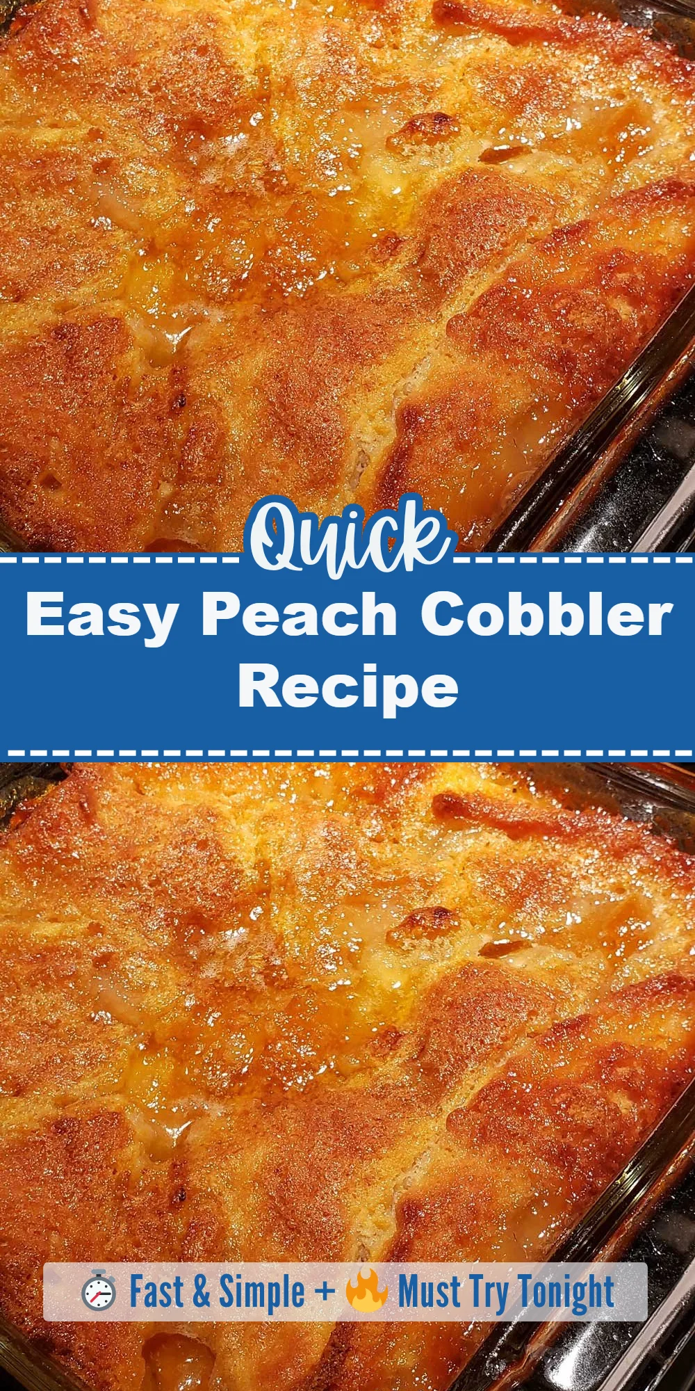 Easy Peach Cobbler Recipe