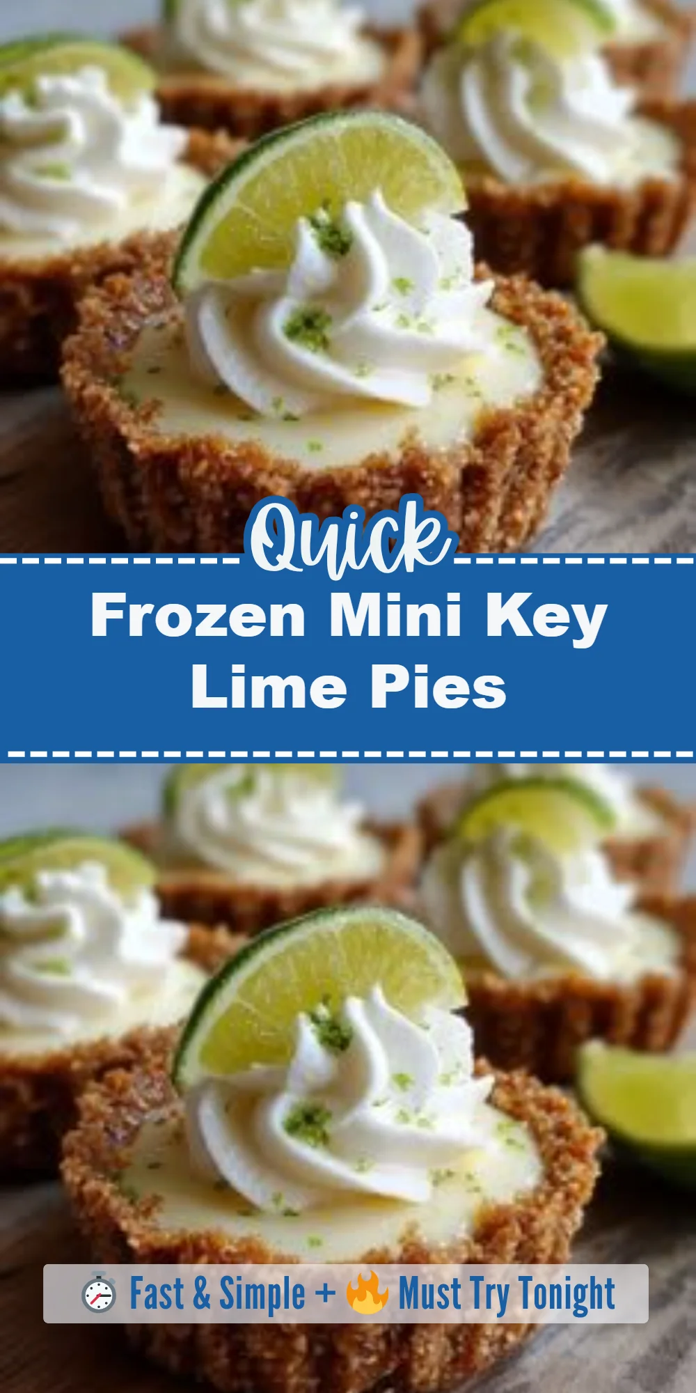 Frozen Mini Key Lime Pies