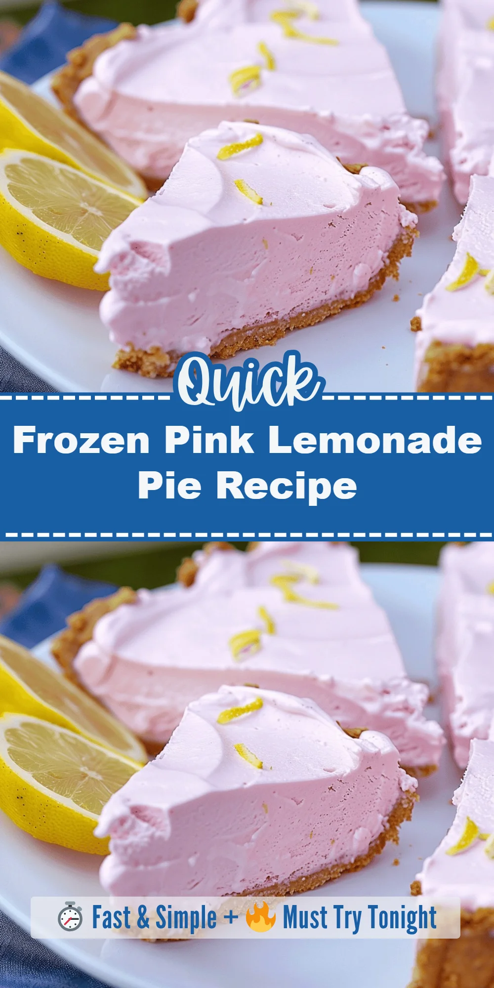 Frozen Pink Lemonade Pie Recipe