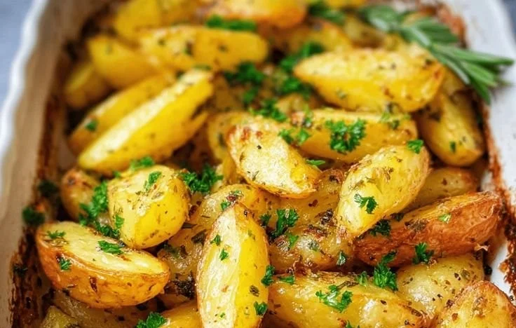 Greek Lemon Potatoes