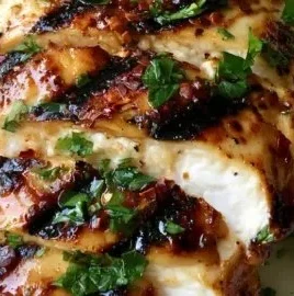 Delicious grilled chicken marinated for juicy, caramelized flavor perfection.