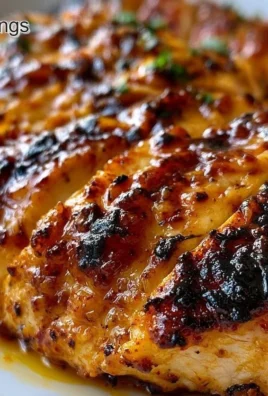 Juicy grilled chicken garnished with herbs and served on a plate.