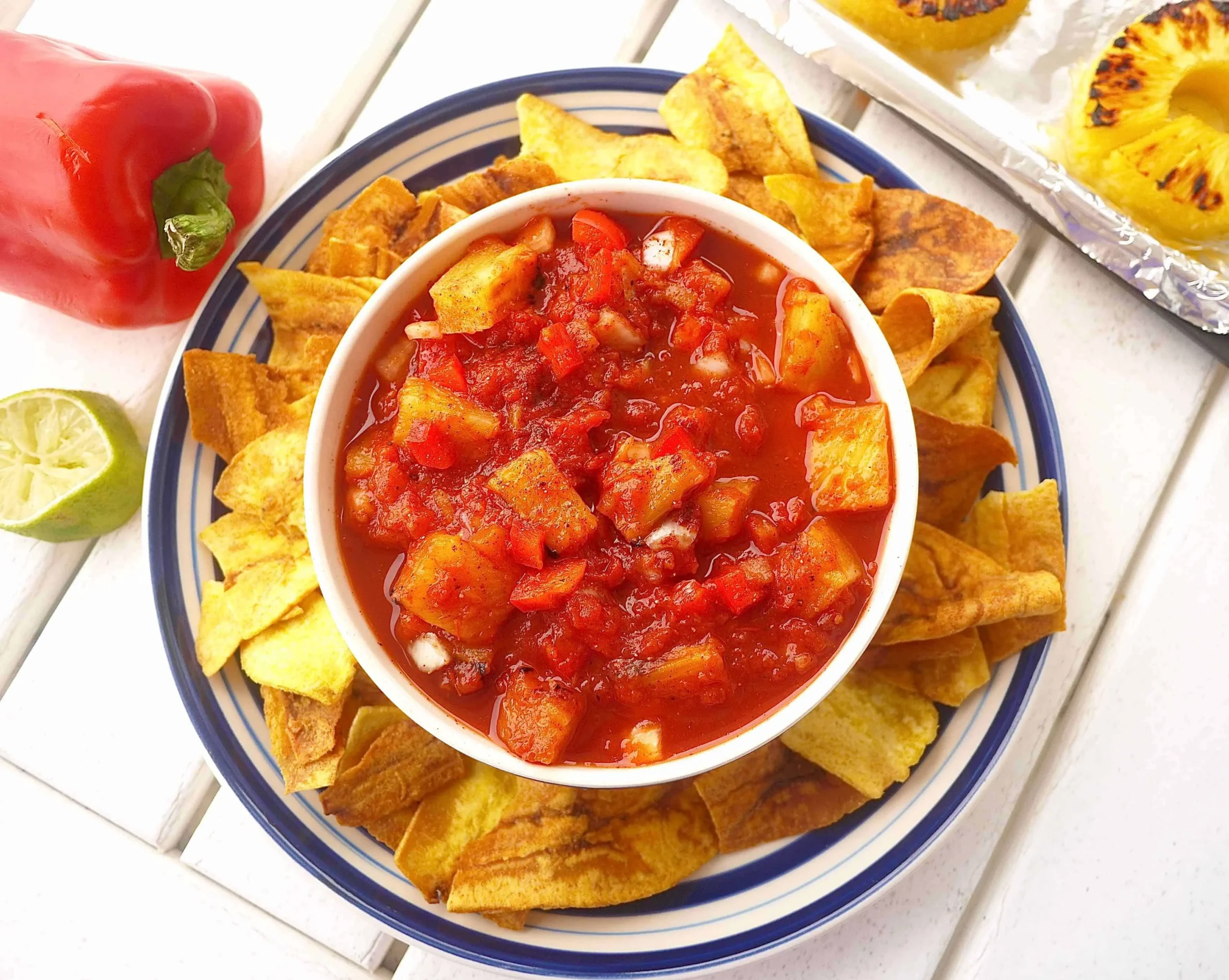 Grilled Pineapple Salsa