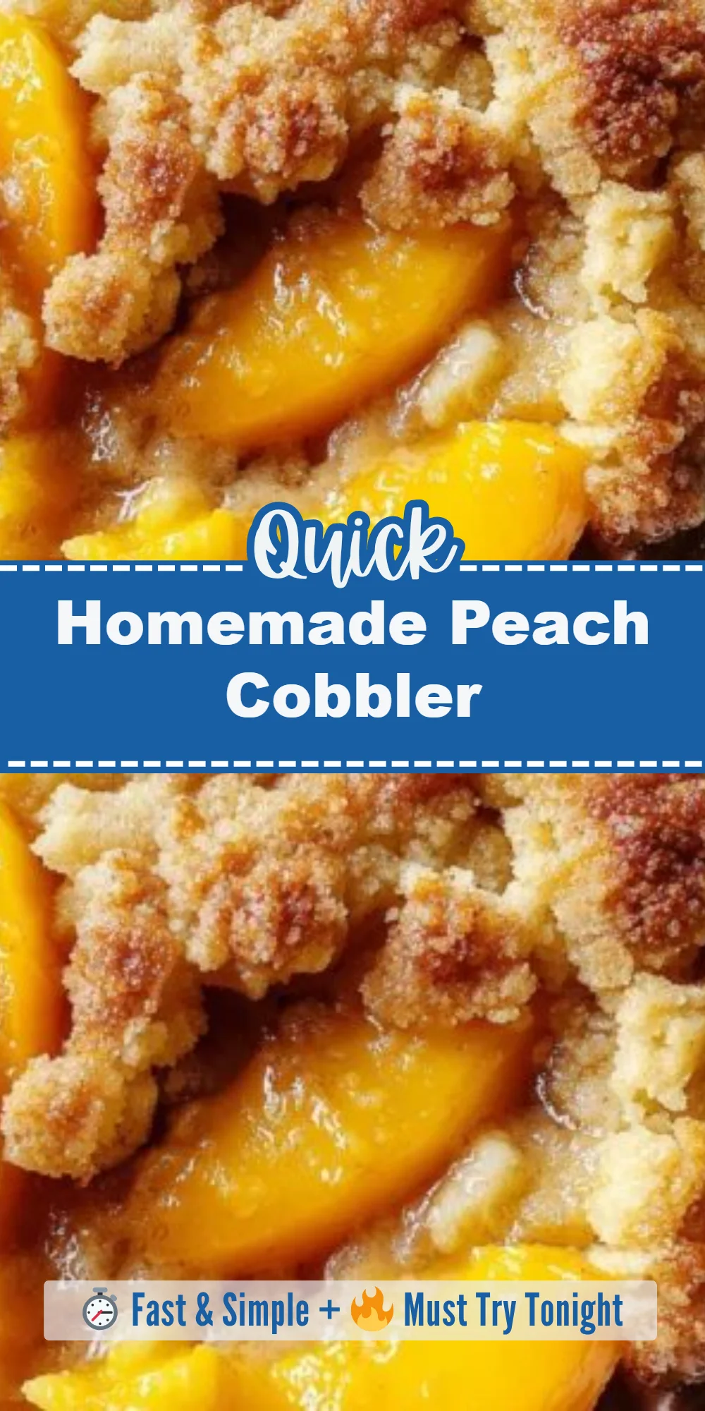Homemade Peach Cobbler