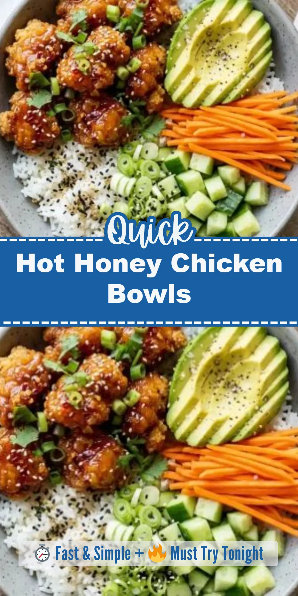 Hot Honey Chicken Bowls