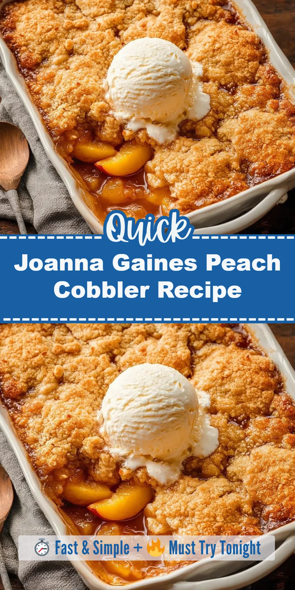 Joanna Gaines Peach Cobbler Recipe