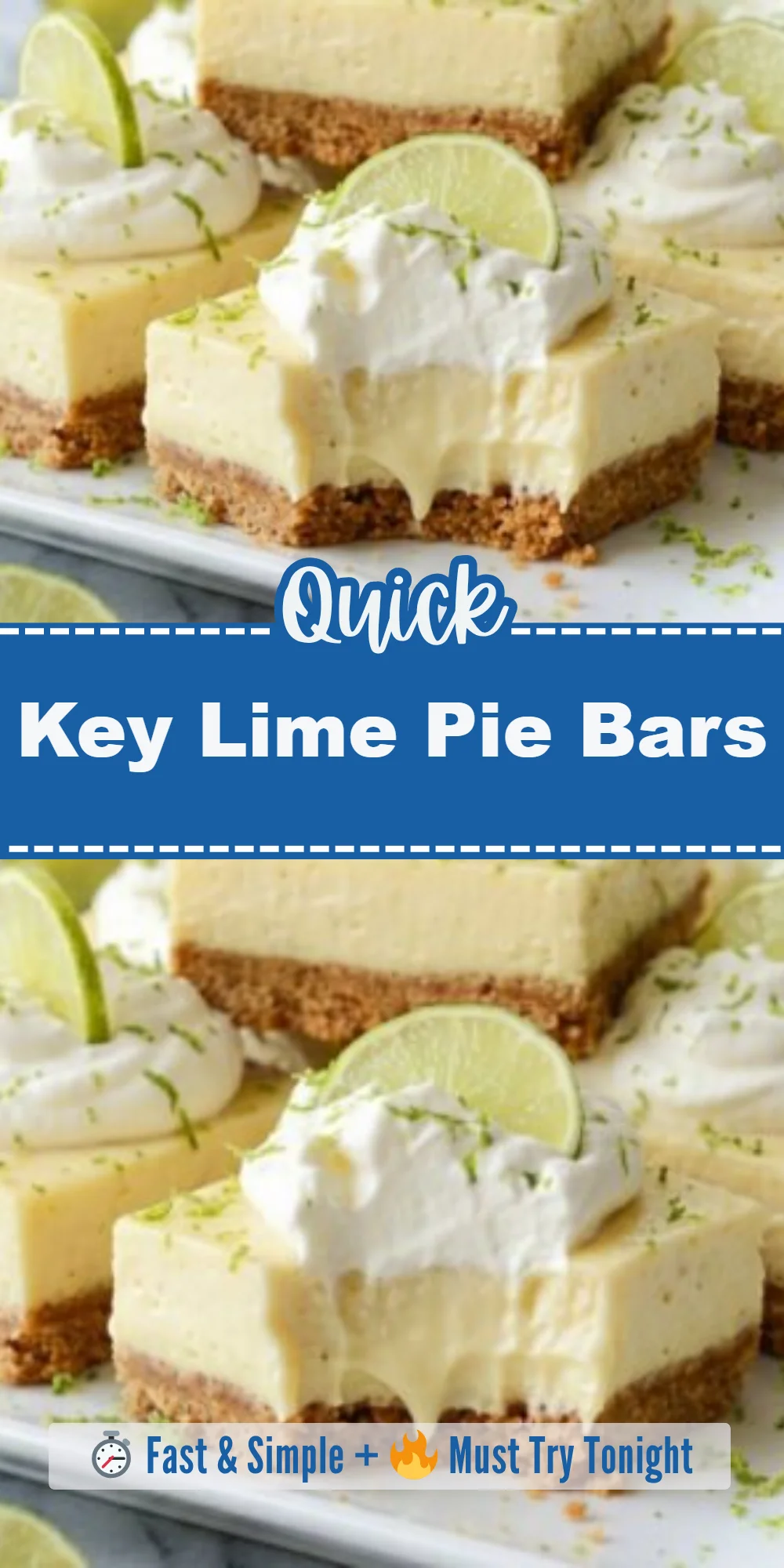 Key Lime Pie Bars