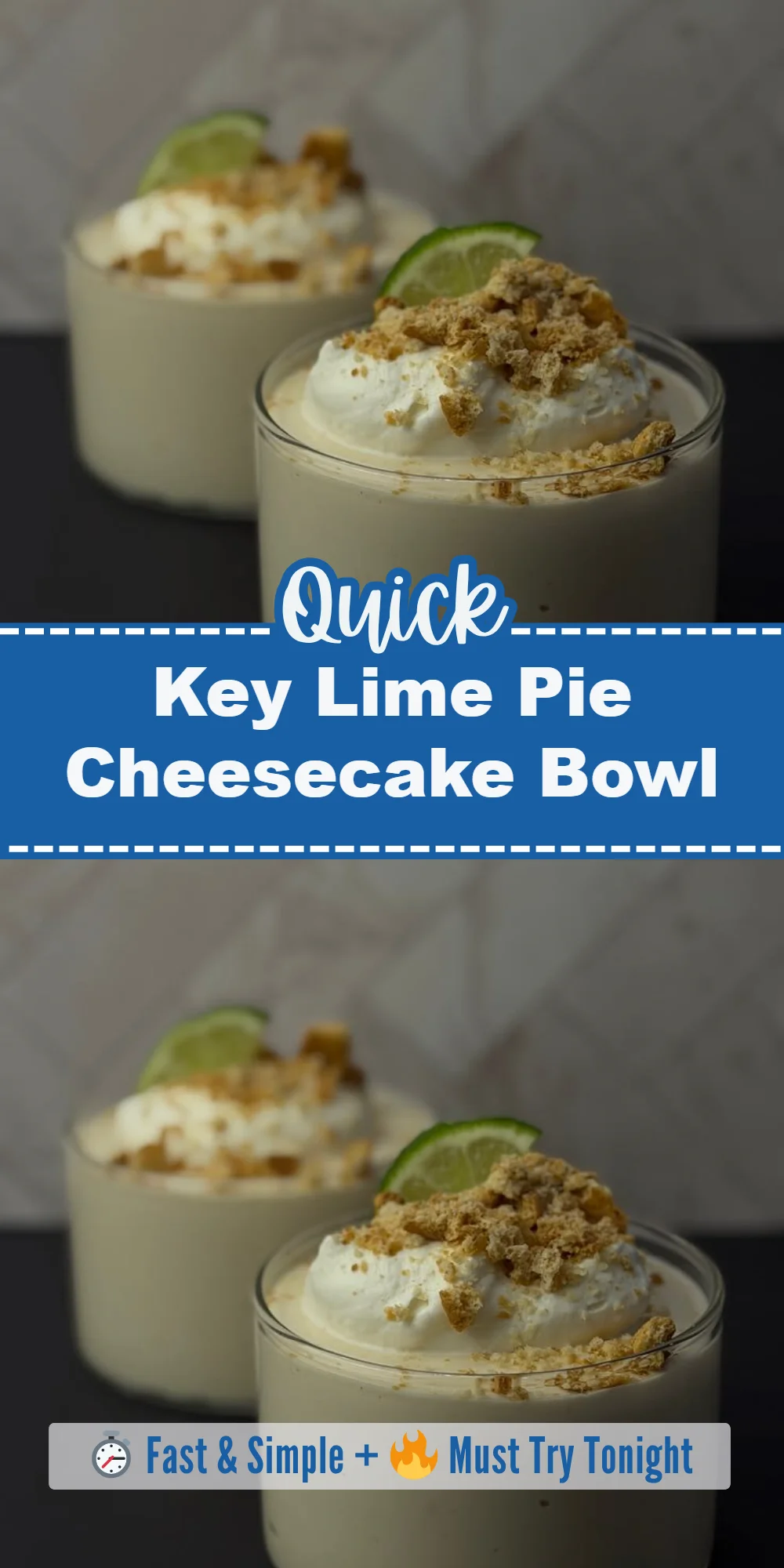 Key Lime Pie Cheesecake Bowl