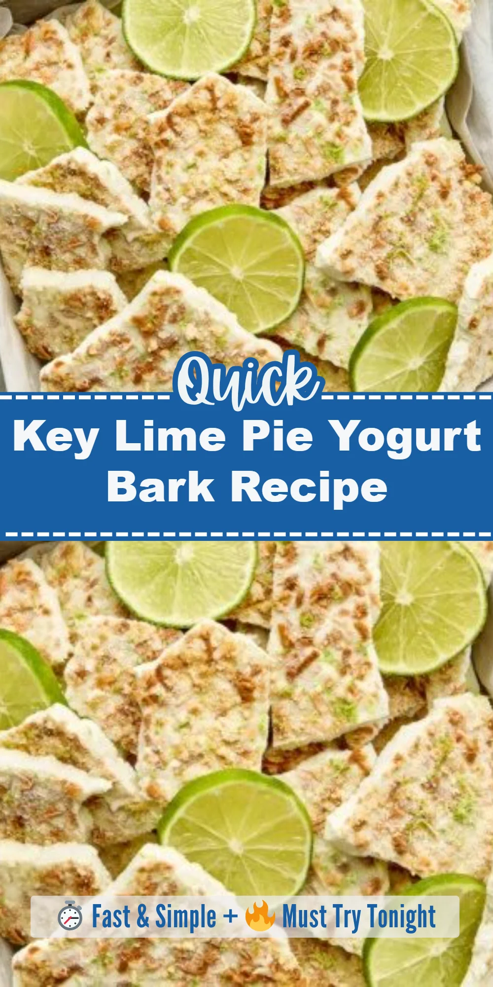 Key Lime Pie Yogurt Bark Recipe