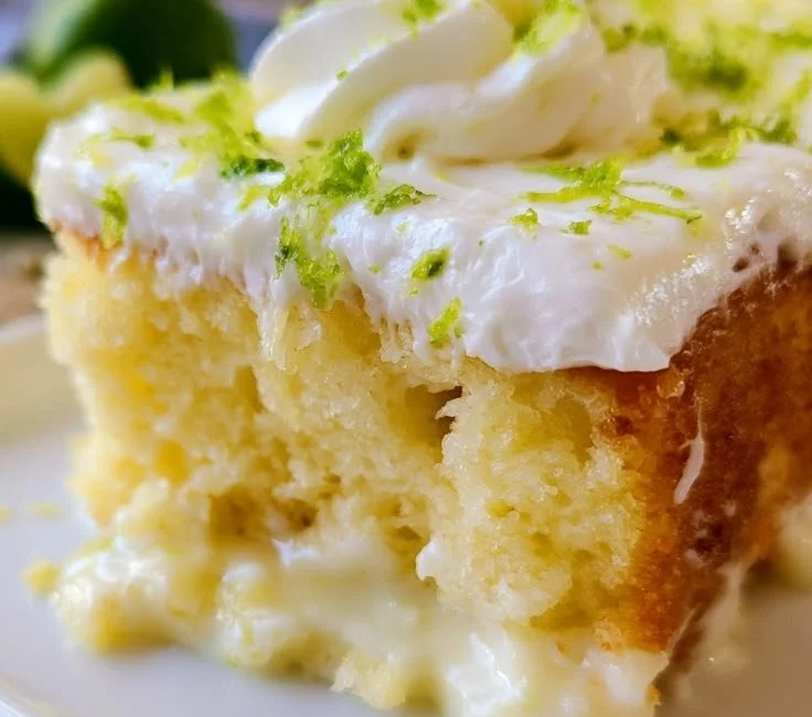 Key Lime Poke Cake