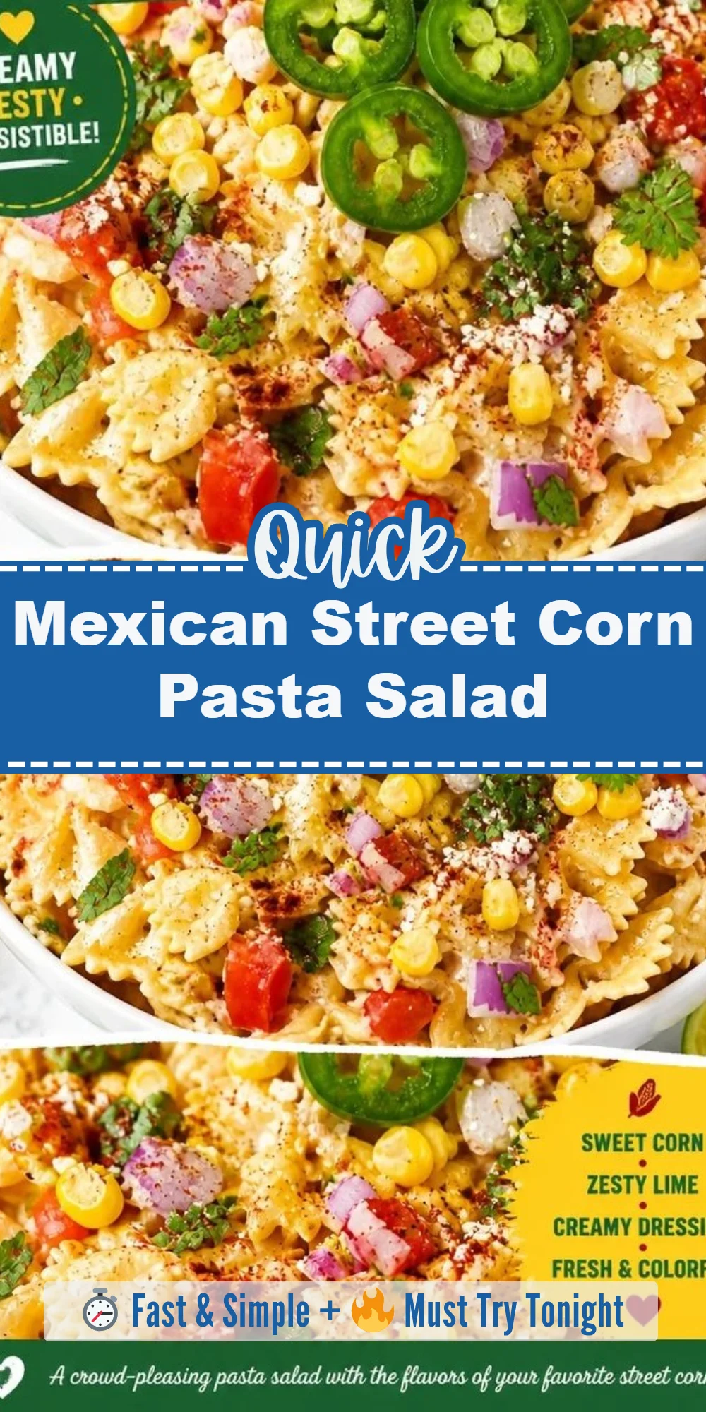 Mexican Street Corn Pasta Salad