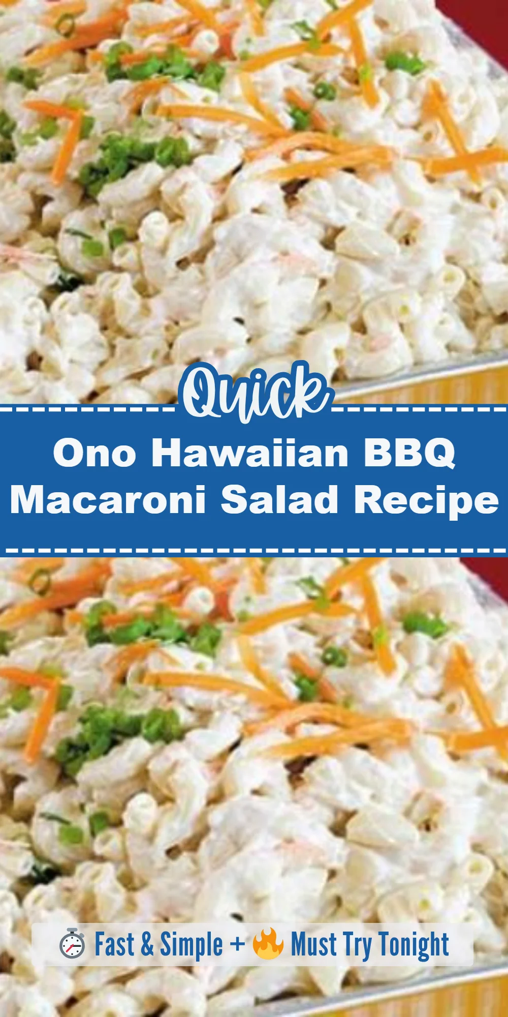 Ono Hawaiian BBQ Macaroni Salad Recipe