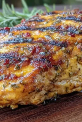 Juicy grilled chicken breast marinated in savory spices on a plate