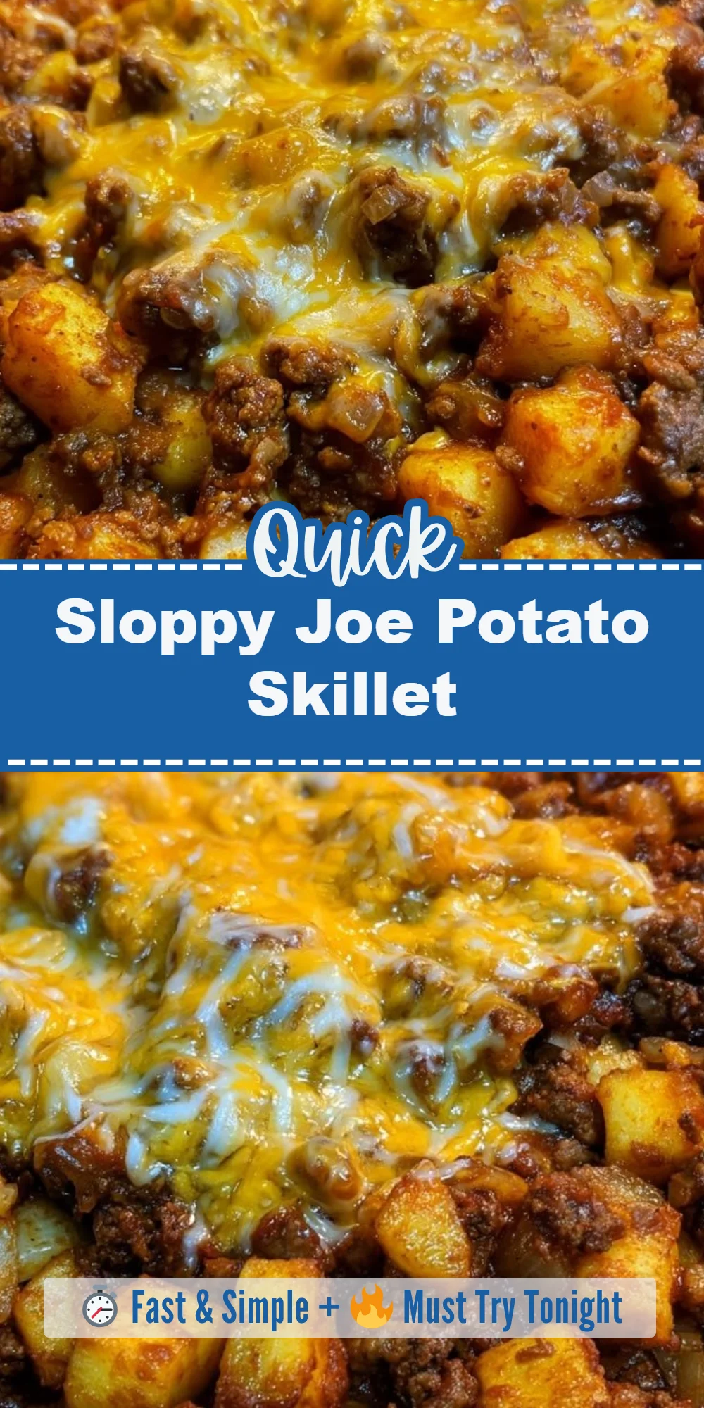 Sloppy Joe Potato Skillet