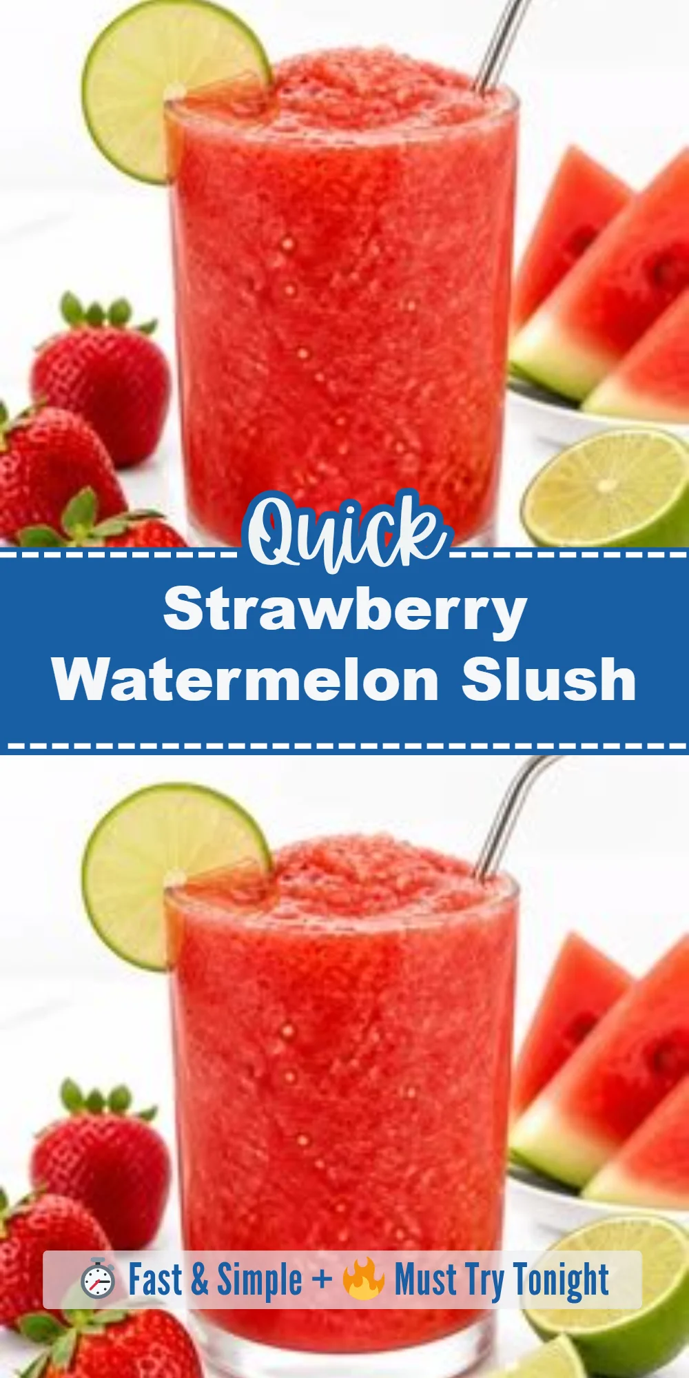 Strawberry Watermelon Slush