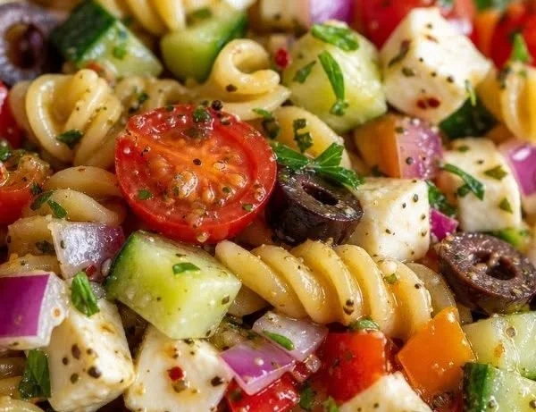 Tangy Vinaigrette Italian Pasta Salad
